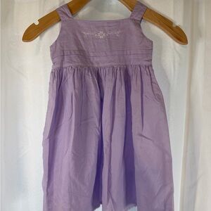 Strasburg Lilac Girls' Sleeveless Sundress (12 months)